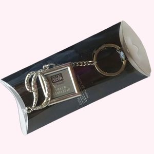 Studio Decor Letter D Photo Keychain NWTs